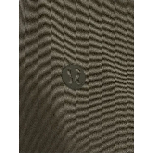 Lululemon On The Fly Crop 23" Dark Olive Green Luxtreme Drawstring Pants Size 8 - Image 2