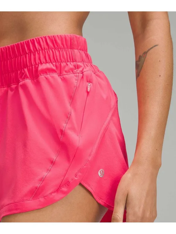 Lululemon Track That High-Rise Lined Short 3” Size 2 Hot Pink Running Shorts - Image 2
