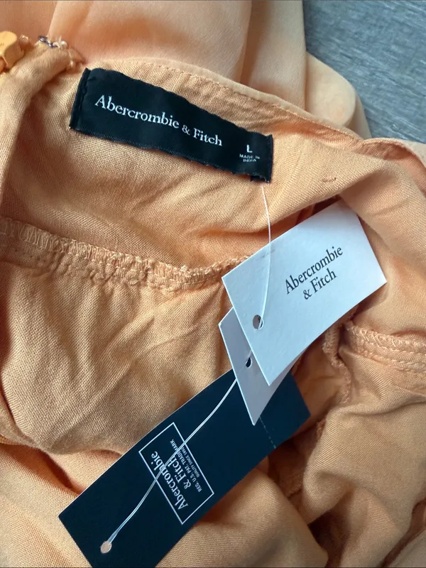 NEW Abercrombie flirty drama mini dress Large - Image 7