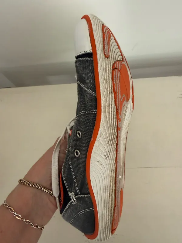 Retro Style Zero Drop Barefoot Style Two-Tone Sneakers "Granola" Women’s Size 9 - Image 9