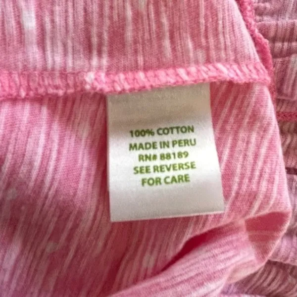 Lilly Pulitzer Tube Dress Medium Pink Ruffle Smocked Polka Dot‎ Strapless Cotton - Image 7