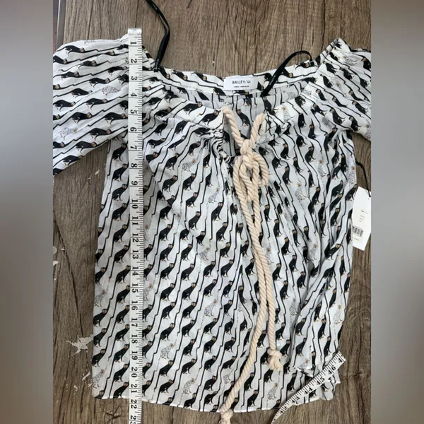 Anthropologie Bailey 44 Monkey Print Halter Top‎ size xs NWT - Image 6