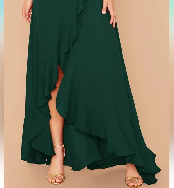 Elegant Green Sleeveless Dress NWOT - Image 5