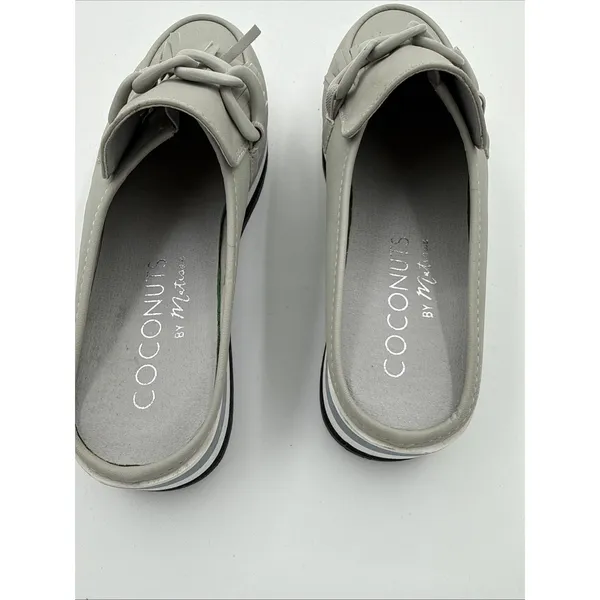 Coconuts by Matisse Maren Platform Mule Loafer Gray Size 7M - Image 10