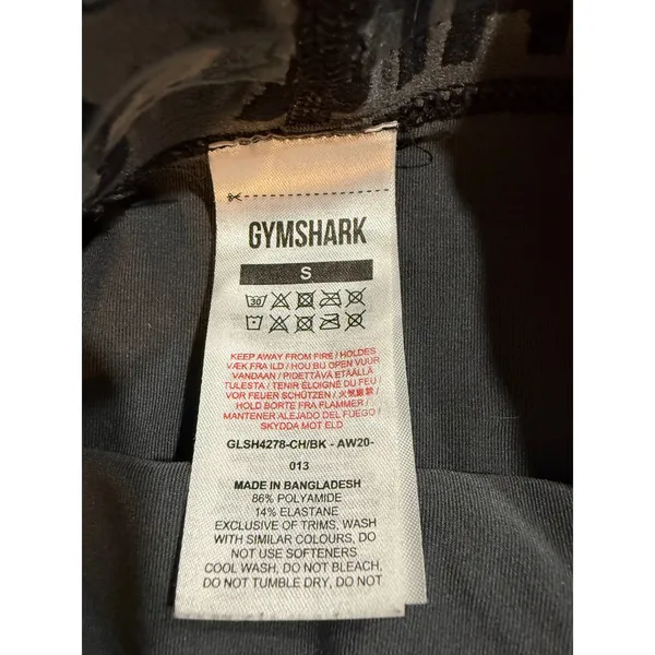 Gymshark Mens Biker shorts gray Seamless‎ Comfort Size S - Image 4