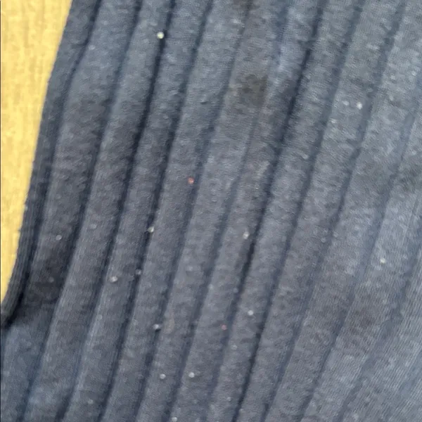Sincerely Jules Navy Ribbed Wide - Image 4