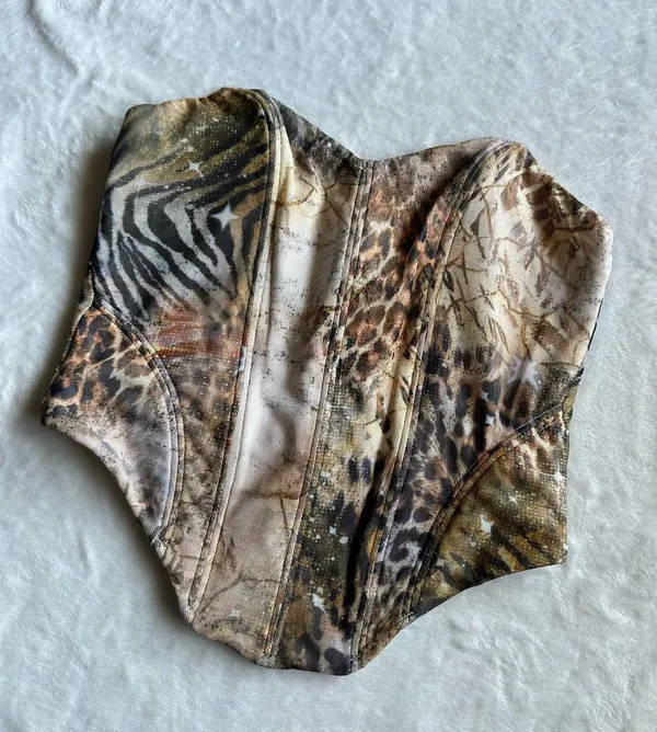 Outcast Clothing Angelina Corset Top Dune - Image 5