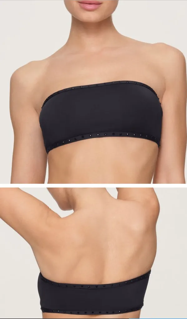 Skims Nwt Rhinestone Swim Tube Top - Image 5