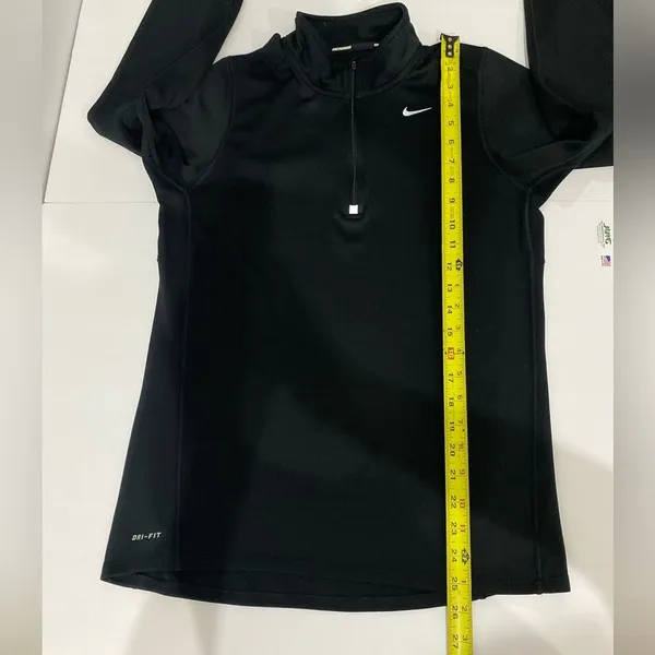 Nike Running Black Dri-Fit Athletic 1/4 Zip Pullover Womens Size S - Image 5