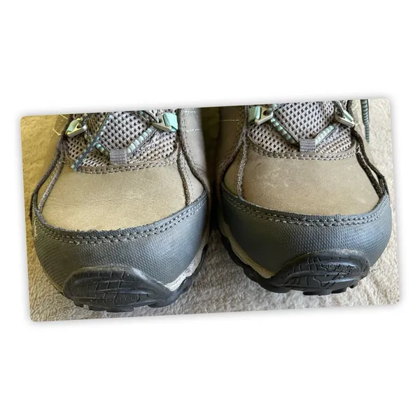 Oboz Sawtooth Low Waterproof Hiking Trail Shoes Womens US 9 Gray Green - Image 5