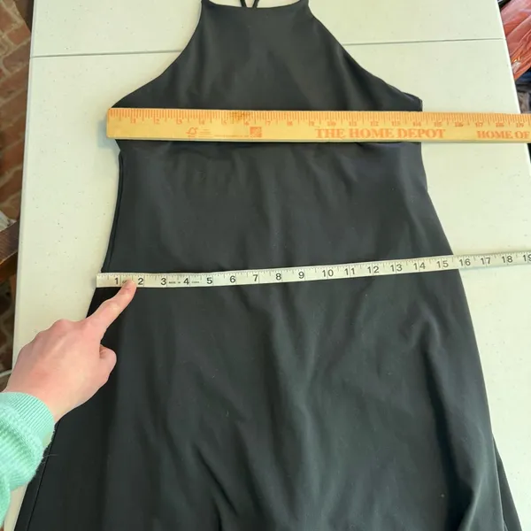 Girlfriend Collective The Naomi Workout Dress built in‎ Shorts Black Medium - Image 7