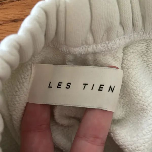 Les Tien Sweats White Size XS - Image 2