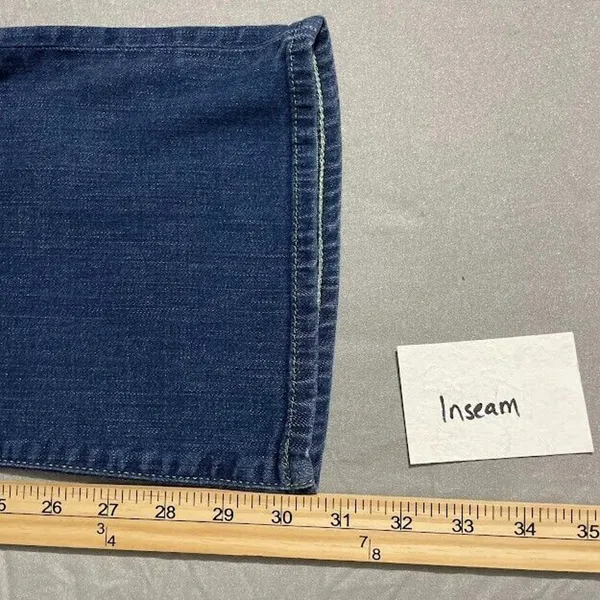 Mavi Molly Womens Size 31 32 Organic Cotton Denim Boot Cut Blue Jeans Festival - Image 14