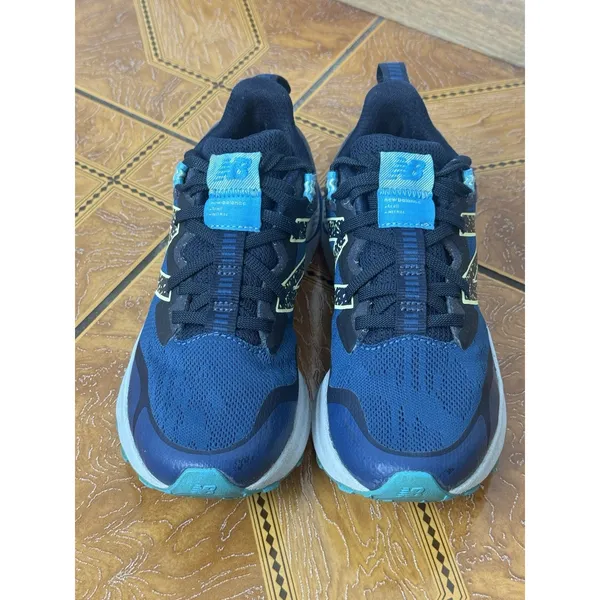 New Balance Women’s Size 7.5 Nitrel Dynasoft V4 Blue Athletic Trail Run Shoes - Image 3