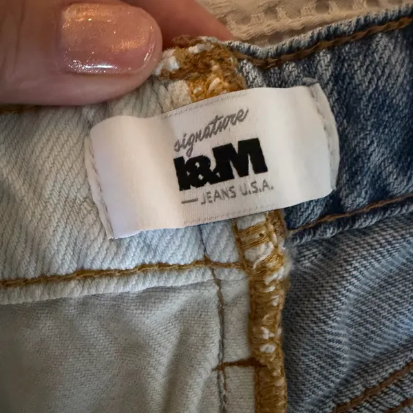 Bicolored Denim Jeans Multiple Size 2 - Image 5