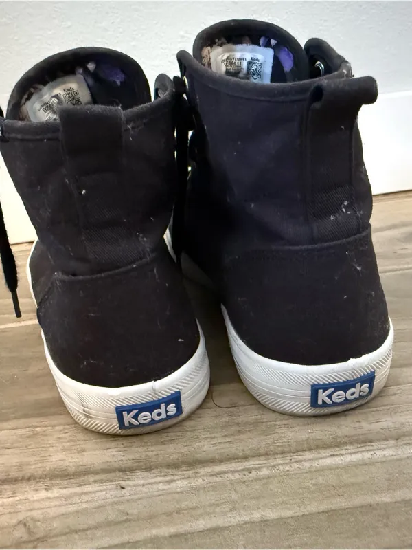 Keds Women’s Black High-Top Sneakers – Size 9 - Image 5