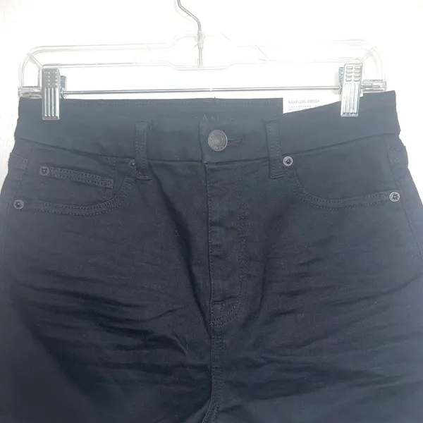 NWT Ne(X)t Level Solid Black High Rise Curvy Shorts - Image 3