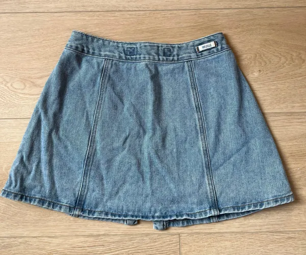 Brandy Melville Denim Button Mini Skirt - Image 3