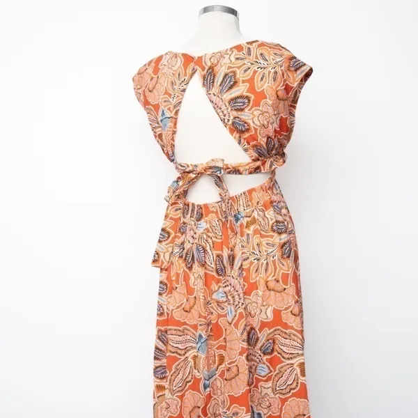 MISA‎ - Dana Mae Cut‑Out Cotton Floral Maxi Dress - Image 14