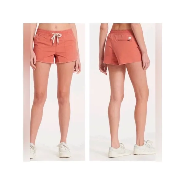 Vuori Vintage Ripstop Shorts Cinnamon Casual Athleisure Rust Red Size Medium - Image 2