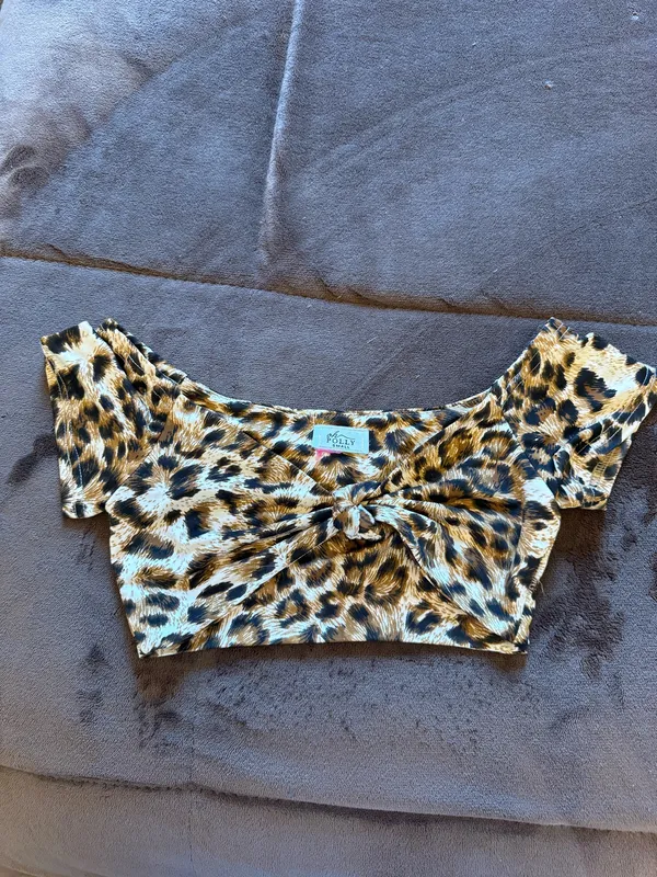 Oh Polly Cheetah Bikini Top - Image 5