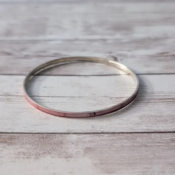 Vintage Bracelet Very Thin Bangle - Image 4