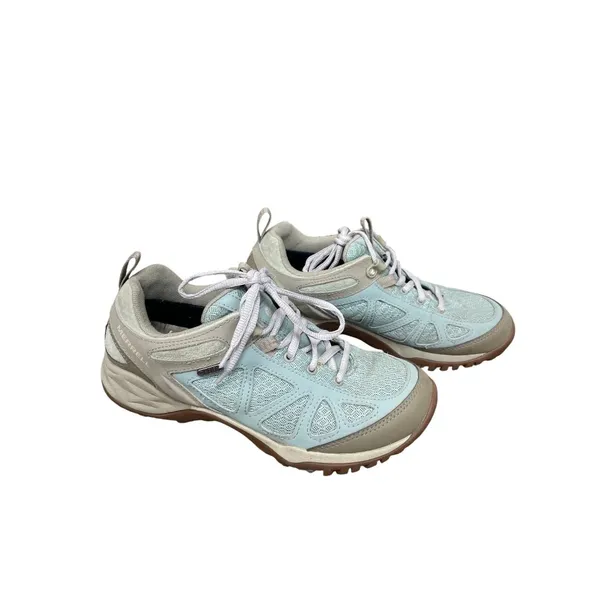 Merrell Select Dry Form 2 womans green leather hiking sneakers Sz 8 SKU 9720 - Image 3