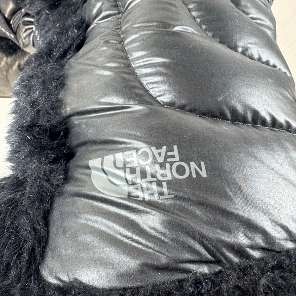 The North Face Nuptse Purna II Winter Boots Black Goose Down Faux Fur Womens 9.5 - Image 12