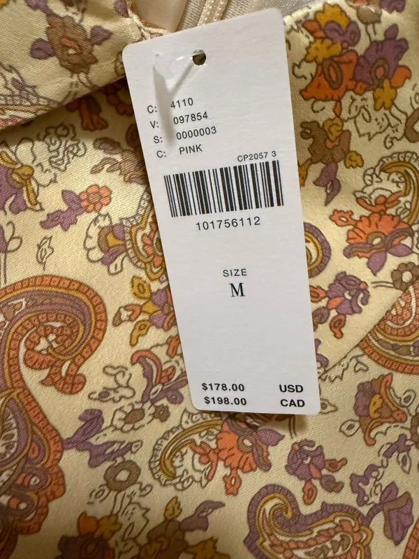 Maude Feather Trim Tank Top Blouse NWT - Image 4