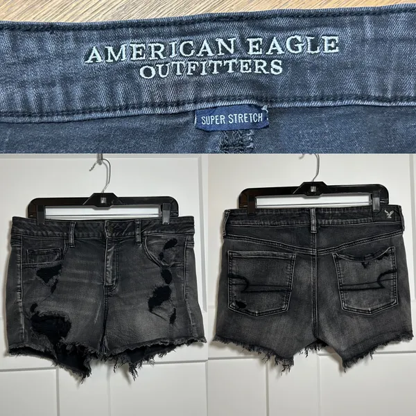 American Eagle Size 14 jean shorts, cutoff shorts - Image 2