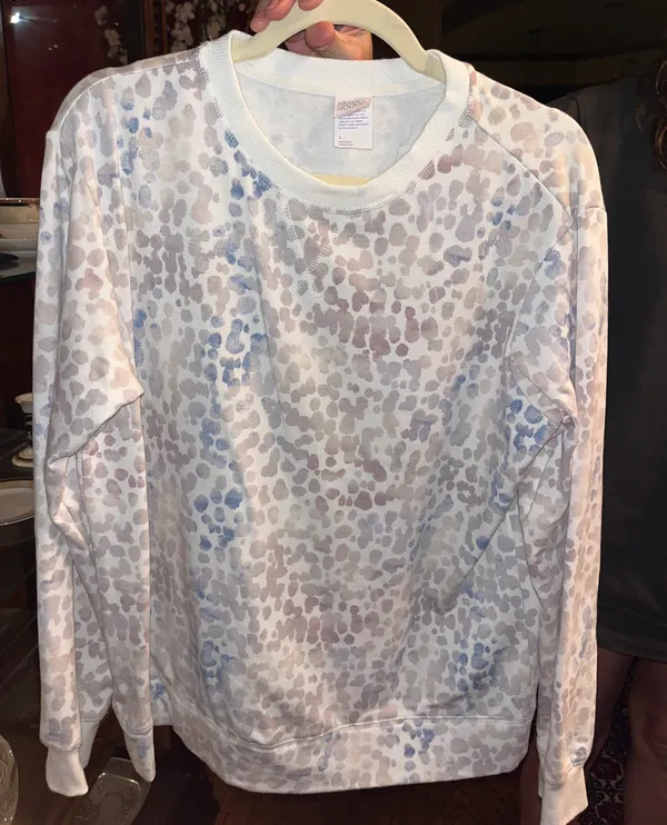 Stars Above Long Sleeve Splatter Leopard Top - Image 5