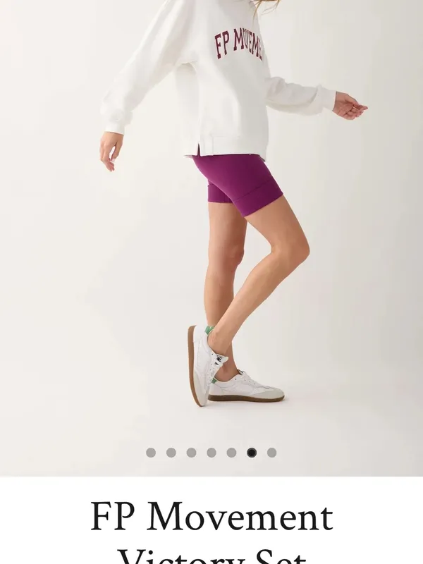 Free People FP Movement Berry Rib-Hem Bike Shorts - Image 7