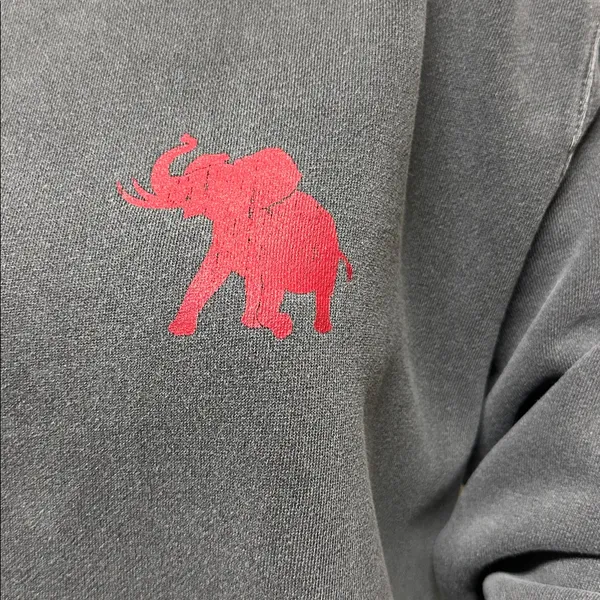 Comfort Colors Elephant Tuscaloosa Alabama sweatshirt size M - Image 3