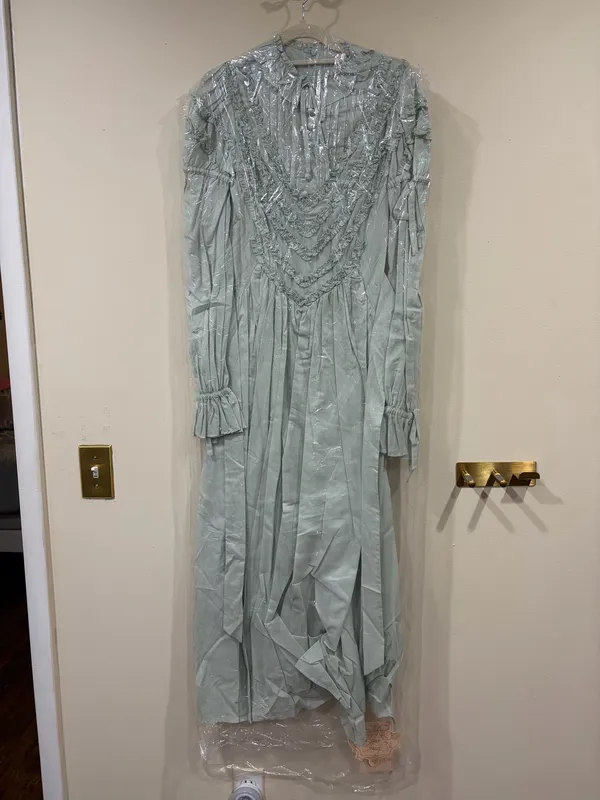 NEW LaceMade 100% Cotton Forest Whisper Dress Size S - Image 7
