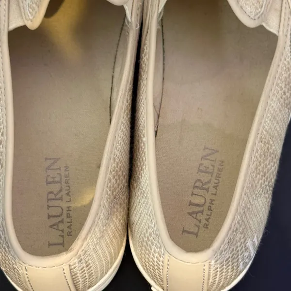 Ralph Lauren Womens Slip on Sneakers Size 7.5 RL Logo Preppy Nautical Minimalist - Image 16