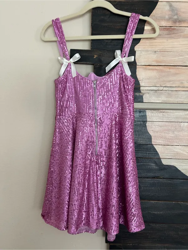 For Love & Lemons Candice Sequined Mesh Corset Cowl Neck Mini Dress Party Dress - Image 4