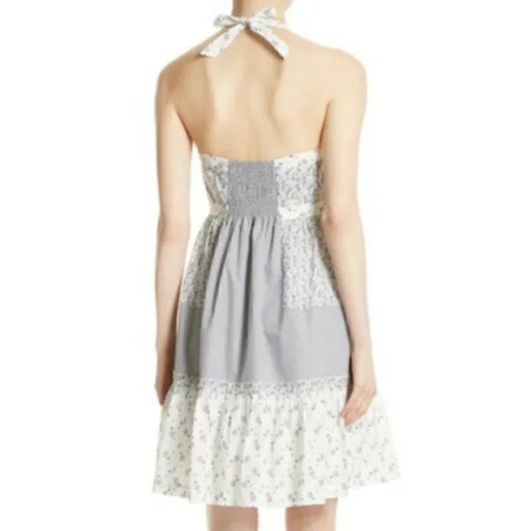 La Vie Rebecca Taylor Floral Halter Cotton Dress - Image 2