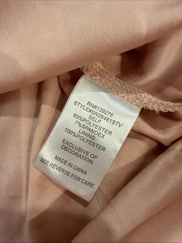 Les Serin Sleeveless Mock Neck Velvet Top - Blush Size Medium NWT - C67-101 - Image 7