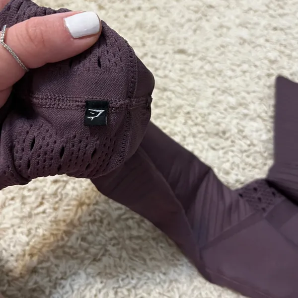 Gymshark Purple Seamless Leggings Size Medium - Image 3