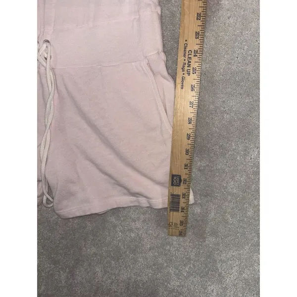 Monrow Women's V-Neck‎ Sleeveless Pockets Short Romper Pink Size XS - Image 7