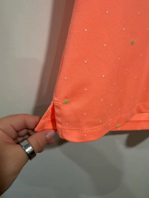 Lady Hagen Essentials Coral Sleeveless Golf Polo Top Size Small - Image 4