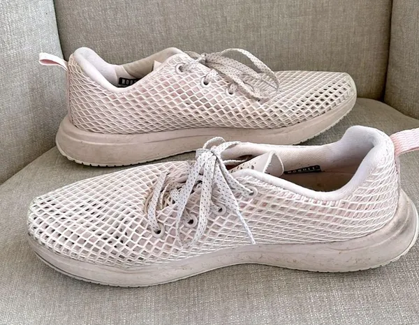 NoBull Baby Pink Knit Runner Shoes - Image 3