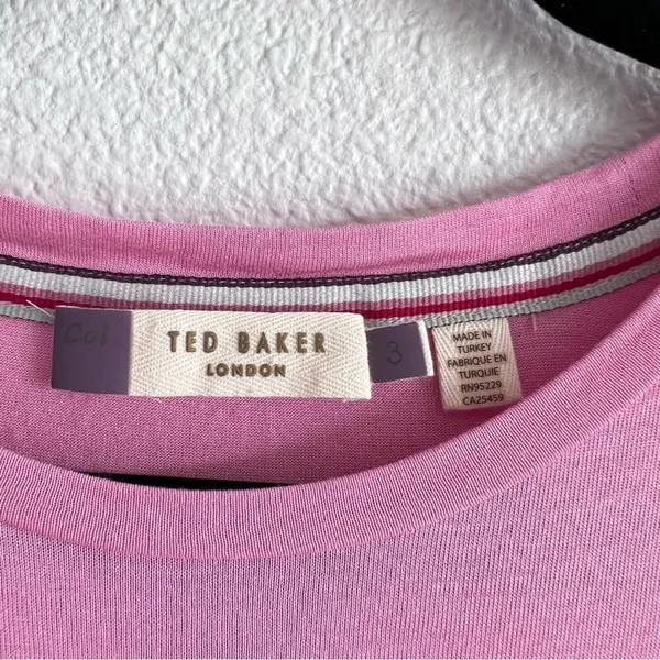 Ted Baker London Pink Open Sleeve‎ Tee - Image 6