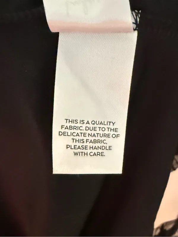 NWT Lulus Darling Charisma Black Mesh Embroidered Midi Dress S - Image 10