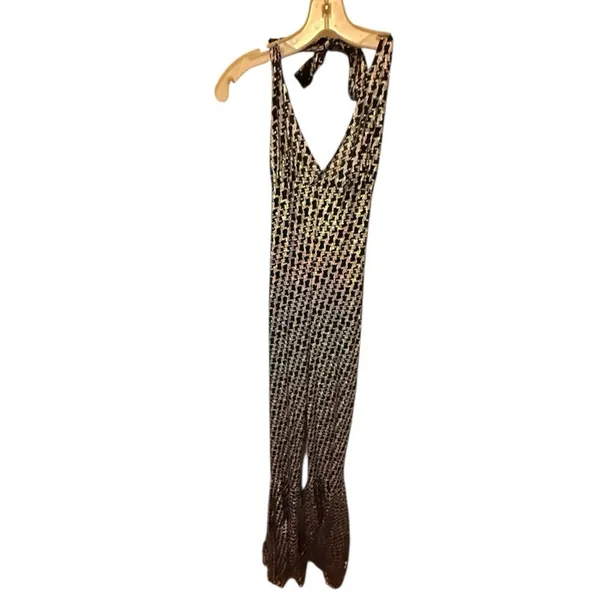 Vintage Boogie Dancin' Babe Halloween Costume Jumpsuit - Image 2