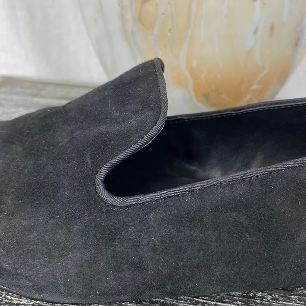Steve Madden Black Smile Suede Loafers 8.5 - Image 6