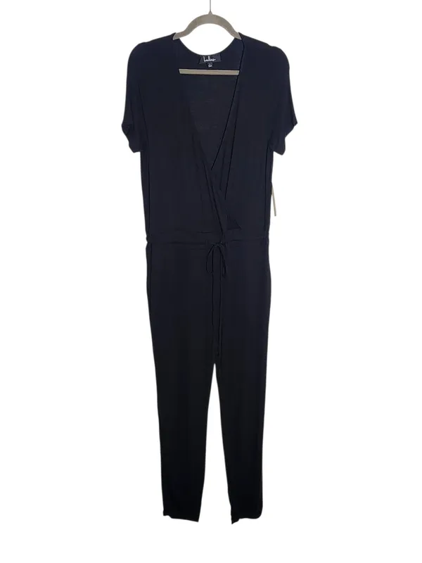 Lulus Black Surplice Jumpsuit Size Large NWT - Image 2