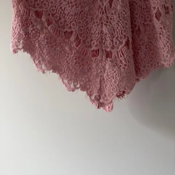 Free People Intimately She's Got It Lace Dress Pink spaghetti strap cotton blend - Image 5