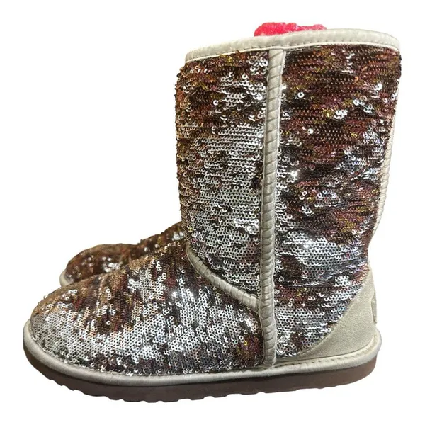 Ugg Classic Short Multicolor Sequin Boots - Image 2