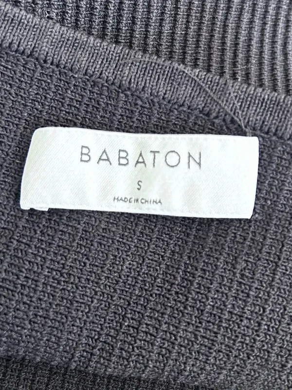 Babaton Aritzia Black Ribbed Sculpt Knit Tank Top Cami Size Small - Image 3